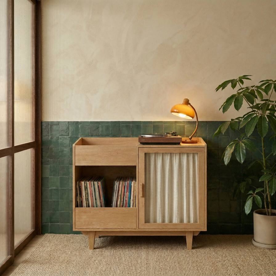Plicata Media Cabinet